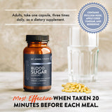 Mt. Angel Vitamins Blood Sugar Support Capsules in hand