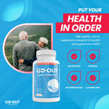 Mt. Angel Vitamins Go Out Extra Strength Multi-Enzymes capsules close-up