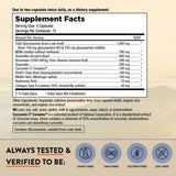 Mt. Angel Vitamins Joint Solution Advanced 1000mg Glucosamine side view