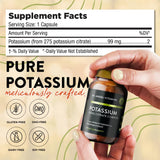 Mt. Angel Vitamins Potassium Citrate Supplement side view