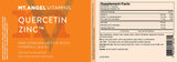 Mt. Angel Vitamins Quercetin Zinc Capsules in a health setting