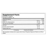 Mt. Angel Vitamins Quercetin Zinc Supplement with a measuring spoon