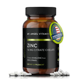 Mt. Angel Vitamins Zinc Citrate 50MG Tablets front view