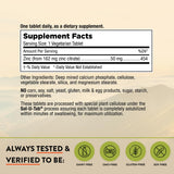 Mt. Angel Vitamins Zinc Citrate 50MG Tablets side view