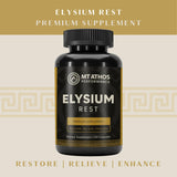 Mt. Athos Performance Elysium Rest capsules in hand