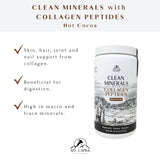 Mt Capra Healthy Hot Cocoa Collagen Supplement scoop and powder