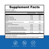 MT. CAPRA Iron Multivitamin Supplement side view with packaging