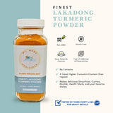 Mt. Meru Lakadong Turmeric Powder packaging side view