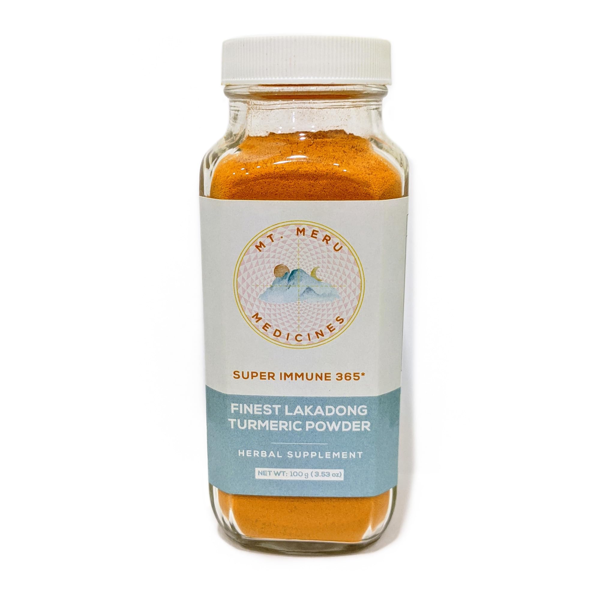 Mt. Meru Medicines Lakadong Turmeric Powder nutritional information