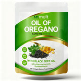 Mtmult Oregano Oil Capsules front view with packaging