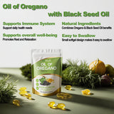 Mtmult Oregano Oil Capsules side view showing softgel