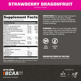 MTN OPS BCAA Drink Mix 454g scoop and powder