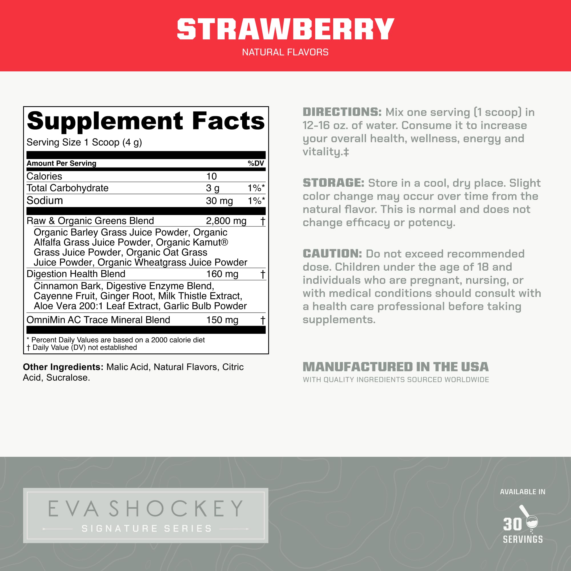 MTN OPS Collagen Supplement ingredients list on the back of the packaging