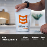MTN OPS Daily daily wellness Support Sachets displayed on a kitchen counter