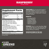 MTN OPS Daily Greens Superfood Blend mixed in a glass of water
