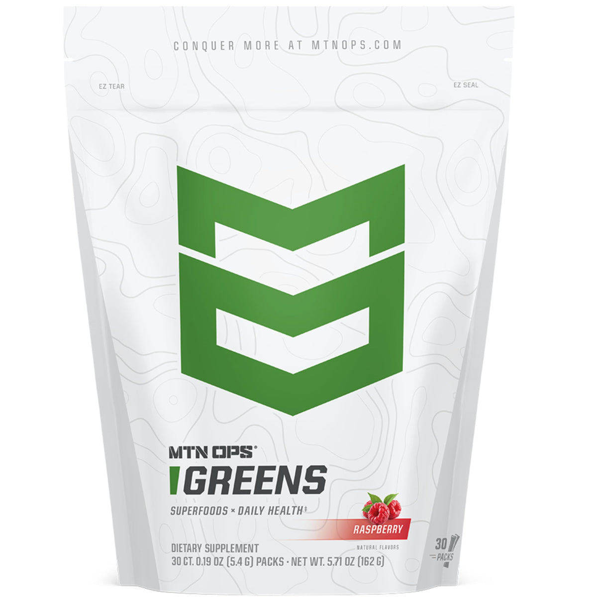MTN OPS Daily Greens Superfood Blend packaging front view