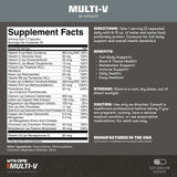 MTN OPS Multi-V multivitamin capsules in a hand