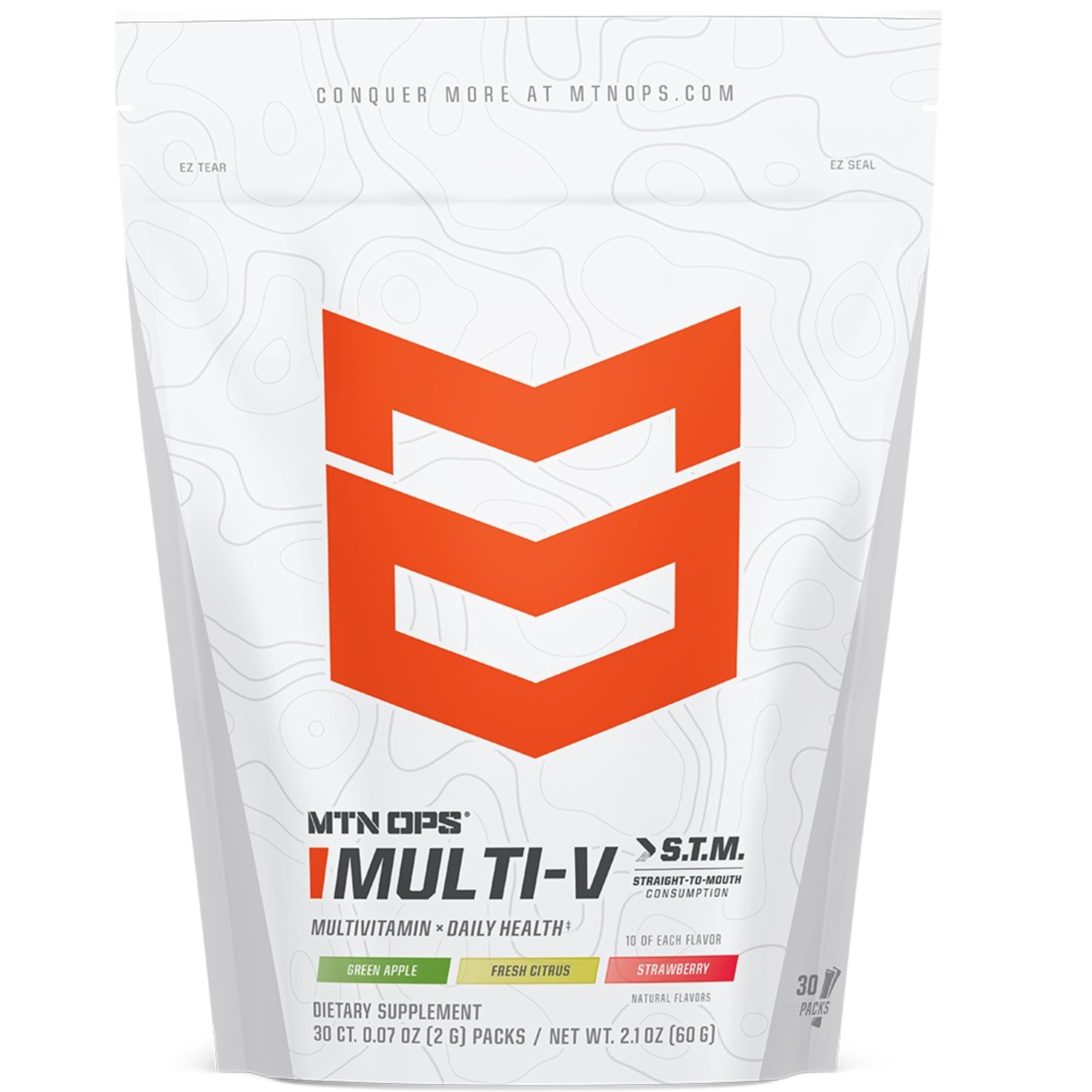 MTN OPS Multi-V STM Daily Multivitamin Powder front view