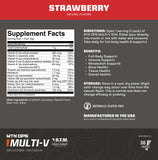 MTN OPS Multi-V STM Daily Multivitamin Powder nutritional information