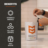 MTN OPS Multi-V STM Daily Multivitamin Powder side view