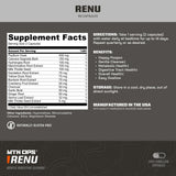 MTN OPS Psyllium Capsules 60 Count side view