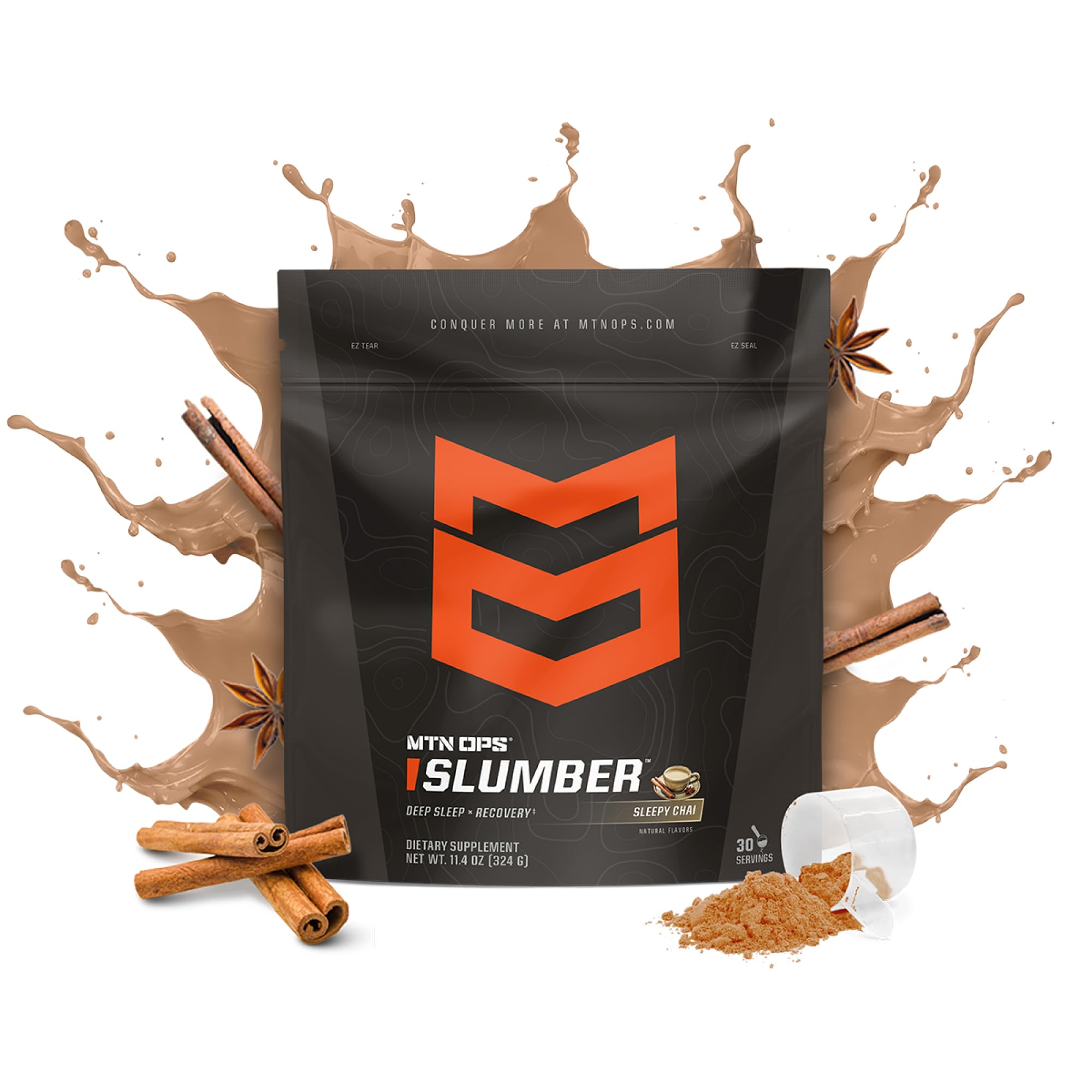 MTN OPS Slumber supplement scoop and powder