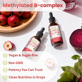 Mulittea B-Complex Liquid Drops with fresh beetroot
