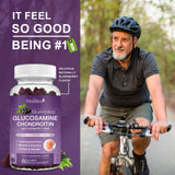 Mulittea Glucosamine Chondroitin Gummies with fresh berries