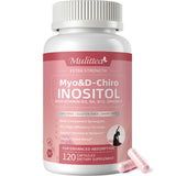 Mulittea Inositol Capsules front view with packaging