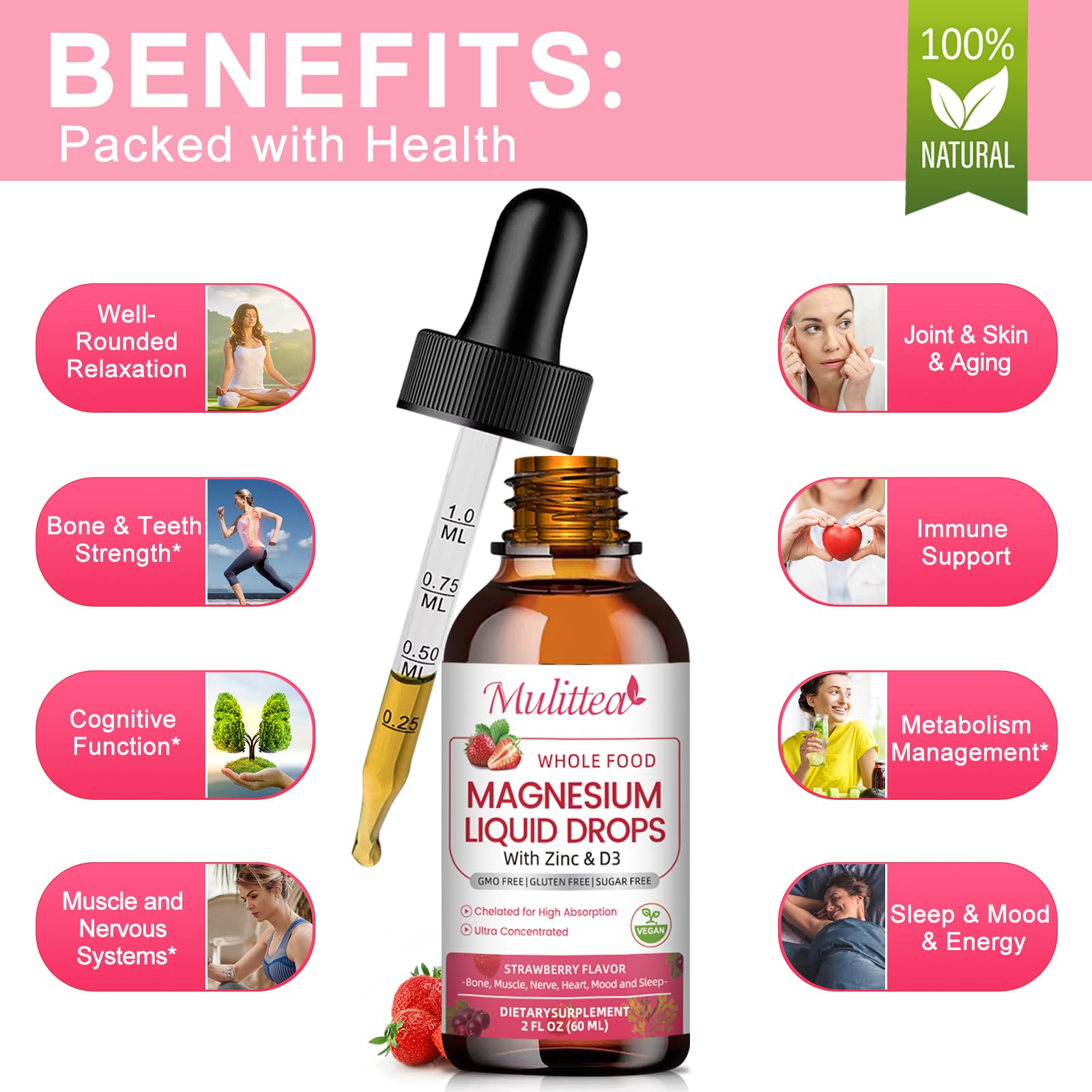 Mulittea Magnesium Complex Liquid packaging