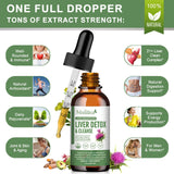 Mulittea Milk Thistle Liver Support Supplement bottle back view