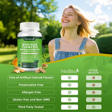 Mulittea Organic Moringa Capsules close-up of the capsule