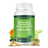 Mulittea Organic Moringa Capsules front view with packaging