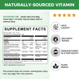 Mulittea Vitamin D3 + K2 MK7 supplement side view