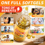 Mulittea Vitamin D3 + K2 MK7 Supplement softgel close-up