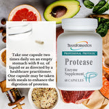 Multi-Enzyme daily Supplement packaging with ingredient list