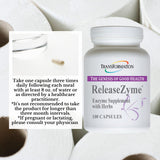 Multi-Enzyme Supplement bottle with natural herbs