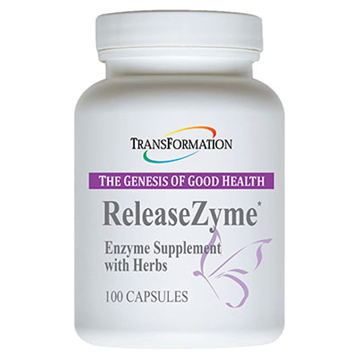 Multi-Enzyme Supplement front view with 100 capsules