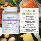 Multi-Enzymes Daily Supplement back view