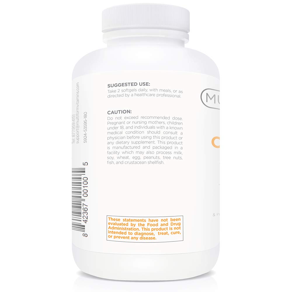 Multiform Fish Oil 2000mg side view of packaging
