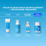 Murad Blended Vitamin & Mineral Supplement with a notepad and pen