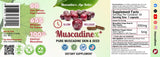 MUSCADINEX Resveratrol Supplement 650mg side view
