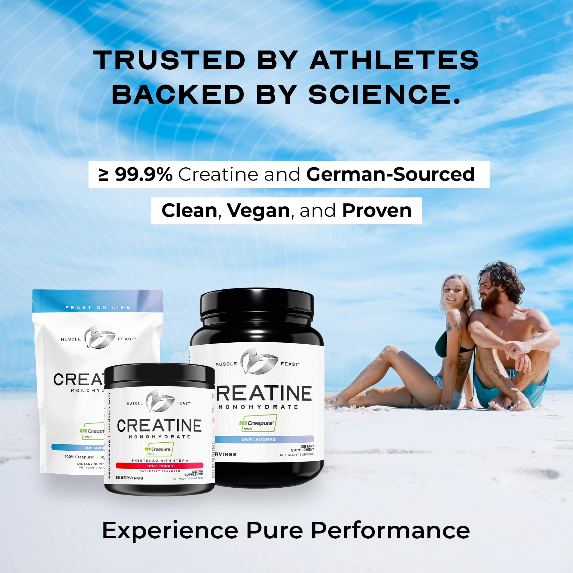 Muscle Feast Creapure Creatine Monohydrate 4300mg nutritional information