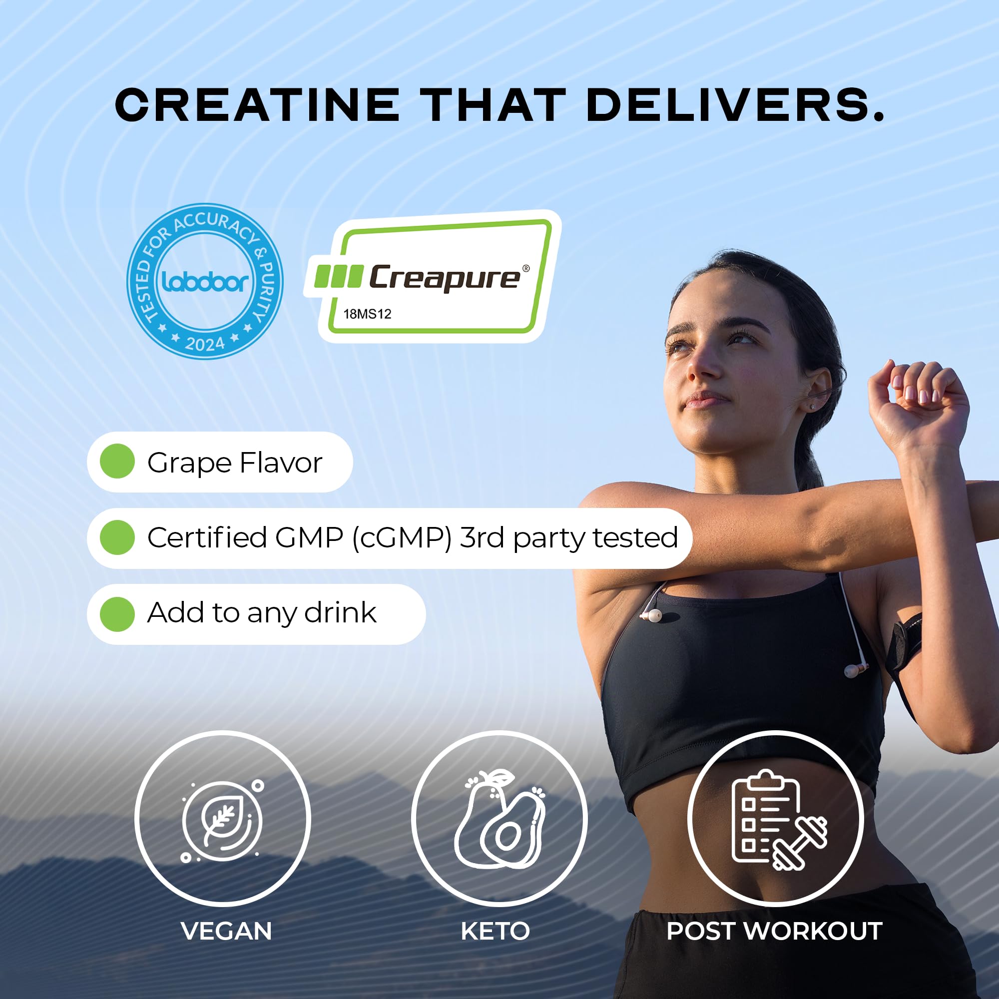 Muscle Feast Creapure Creatine Monohydrate 4500mg nutritional information