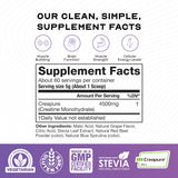 Muscle Feast Creapure Creatine Monohydrate 4500mg packaging