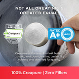 Muscle Feast Creapure Creatine Monohydrate Powder back view