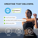 Muscle Feast Creapure Creatine Monohydrate Powder serving suggestion