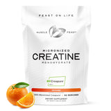 Muscle Feast Creatine Monohydrate 3200mg orange flavour front view