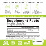 Muscle Feast Creatine Monohydrate Green Apple packaging