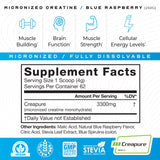 Muscle Feast Creatine Monohydrate nutritional information